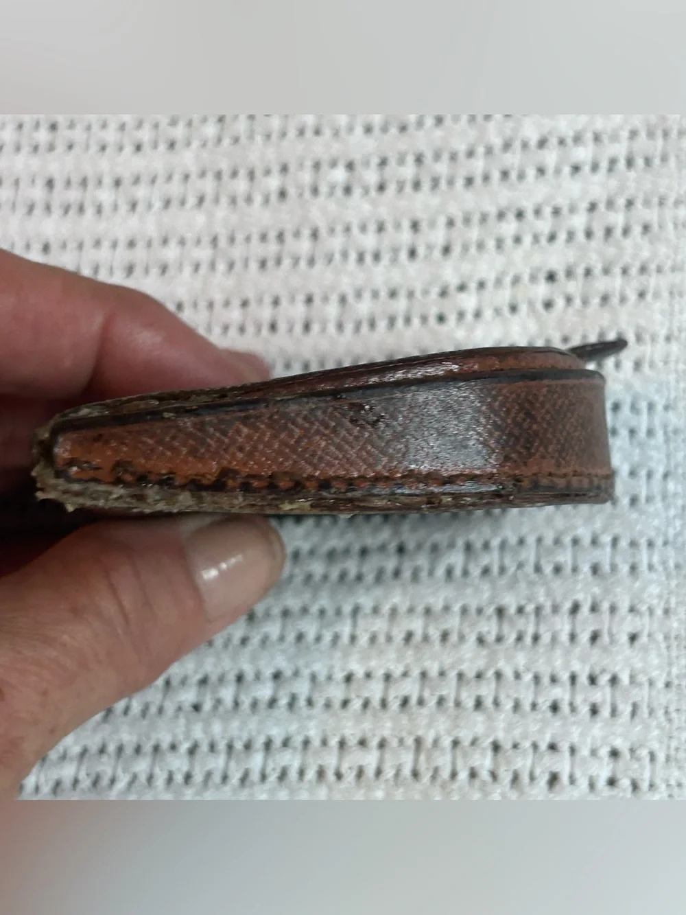 Vintage Louis Vuitton Monogram Canvas Porte Monnaie Gousset Coin Pouch